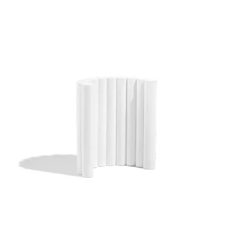 Propsyland White Curved Cylinder Wall Styling Prop