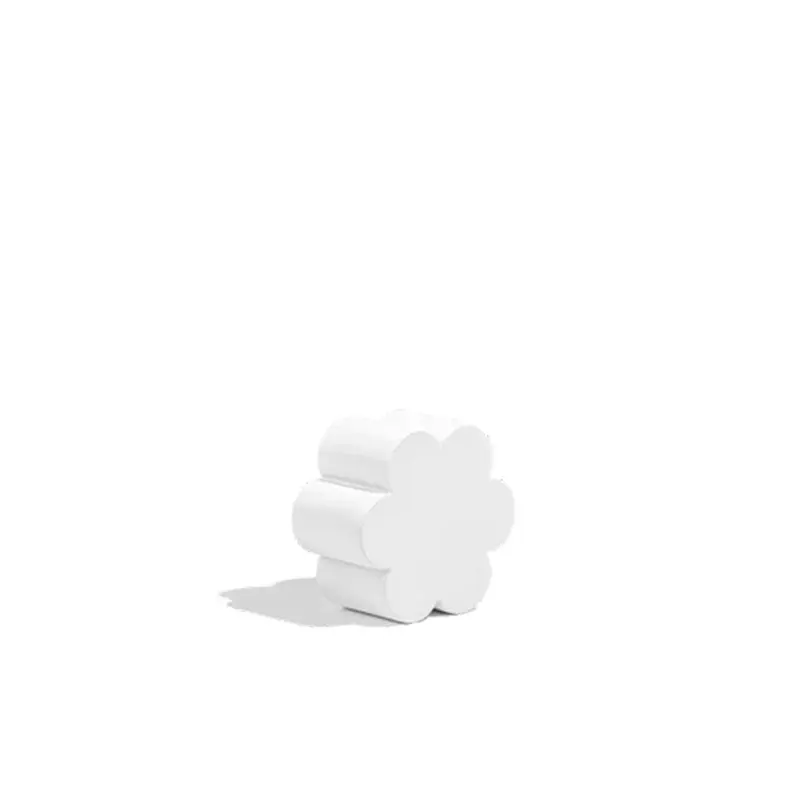 Propsyland White Flower Plinth Medium Styling Prop