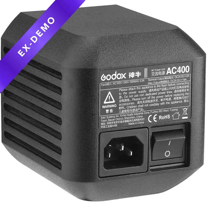 Godox AC400 AC Power Unit Adapter for AD400Pro (DEMO STOCK)