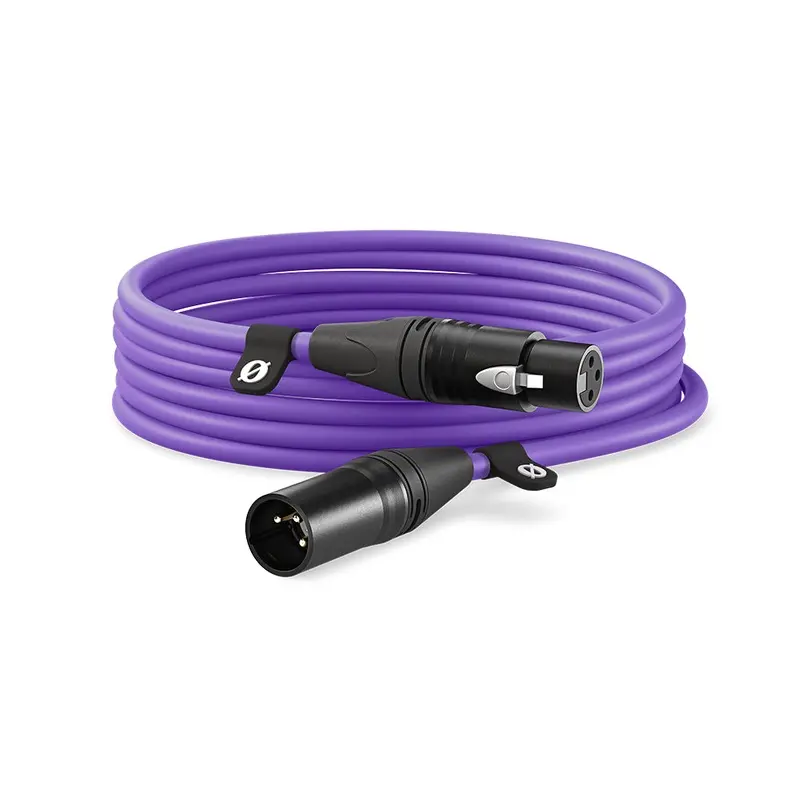 Rode Neutrik XLR M to XLR F Microphone Cable (6m, Purple)
