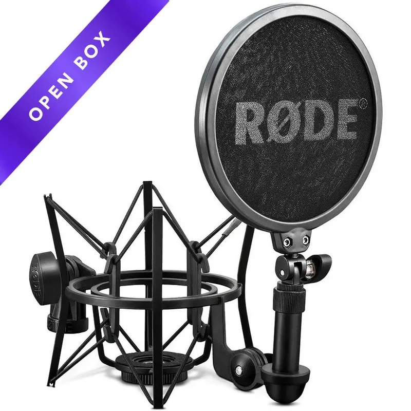 RODE Shock Mount with Detachable Pop Filter (OPEN BOX)