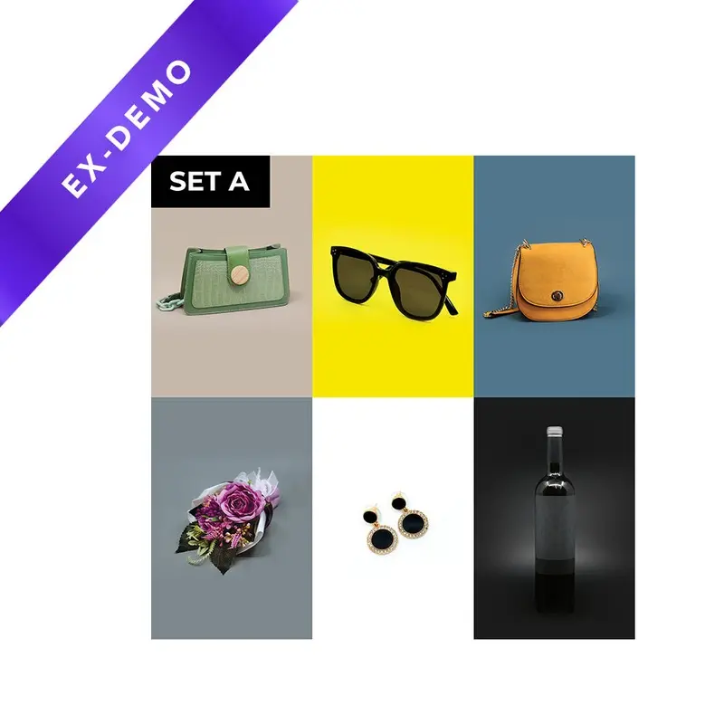 Foldio2 Plus Coloured Flat Lay Backdrop Set (Set A) - 28.9 x 15 (DEMO STOCK)