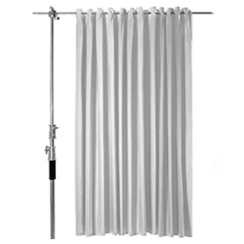 Spectrum Curtain Drape Product Photography Backdrop 1.5m x 2m - Ashen Grey