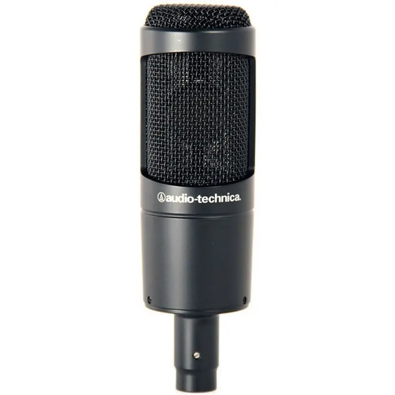 Audio Technica AT2035 Large Diaphragm Cardioid Condenser w/ Shock Mount & Pouch