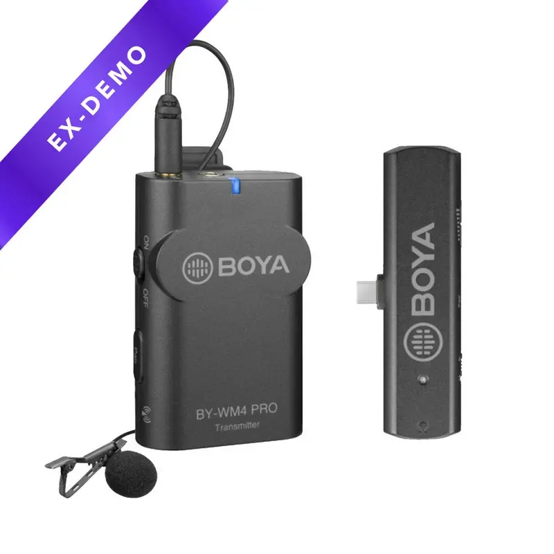 Boya BY-WM4 Pro-K5 Wireless Microphone System for Android and USB-C (DEMO STOCK)