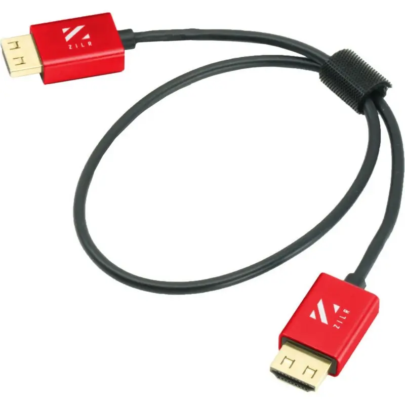 ZILR Ultra-Speed 8Kp60 & 4Kp120 Hyper-Thin Full HDMI Cable with Ethernet - 45cm