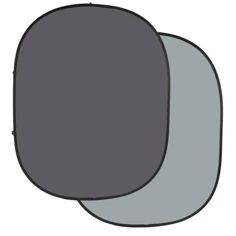 Savage Folding Dark/Light Grey Collapsible 1.52m x 1.83m Backdrop
