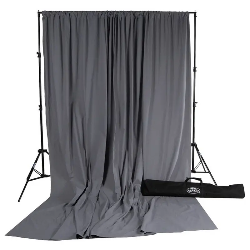 Savage Muslin Background Grey Pro 3.04m x 3.04m Heavy Weight