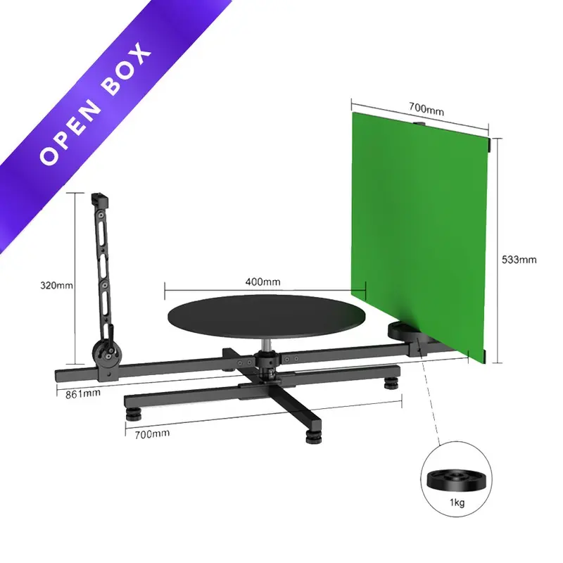 SPIN STUDIO MINI 360 Photo Booth Rotating Camera Platform (Max Load 3kg)