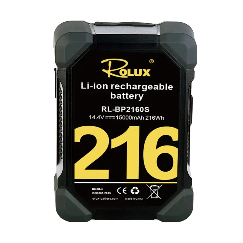 Rolux RL-BP2160S Heavy Duty 216W Li-ion Battery V-mount (Black)