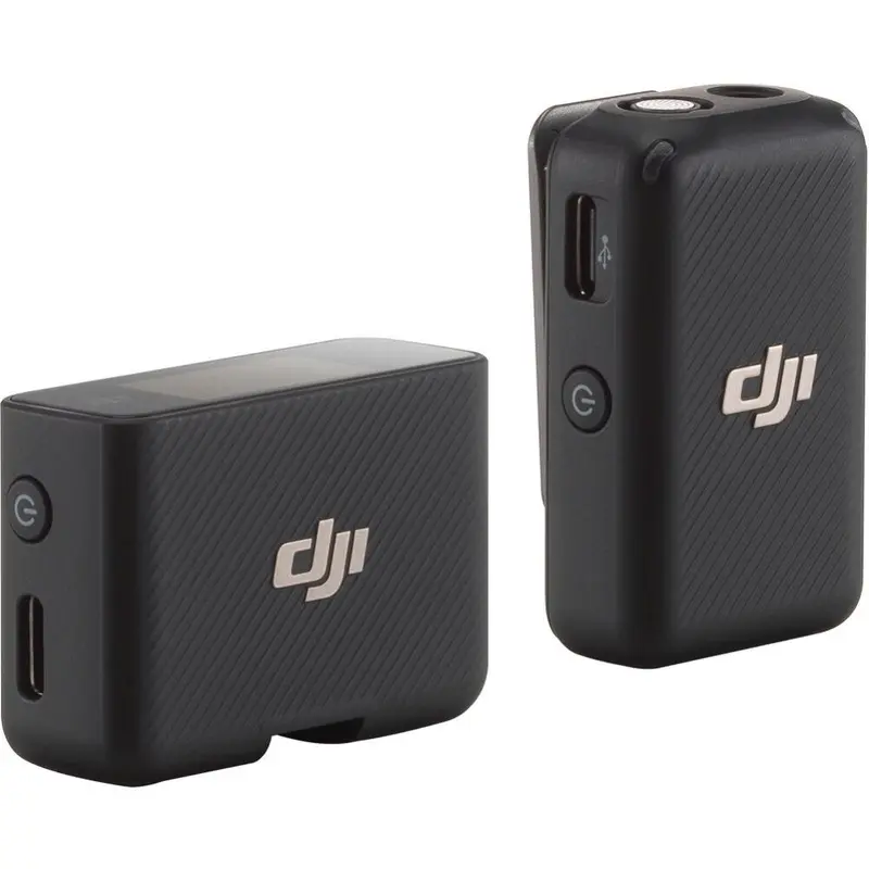 DJI Mic Compact Wireless Microphone System/Recorder - (1 TX + 1 RX)