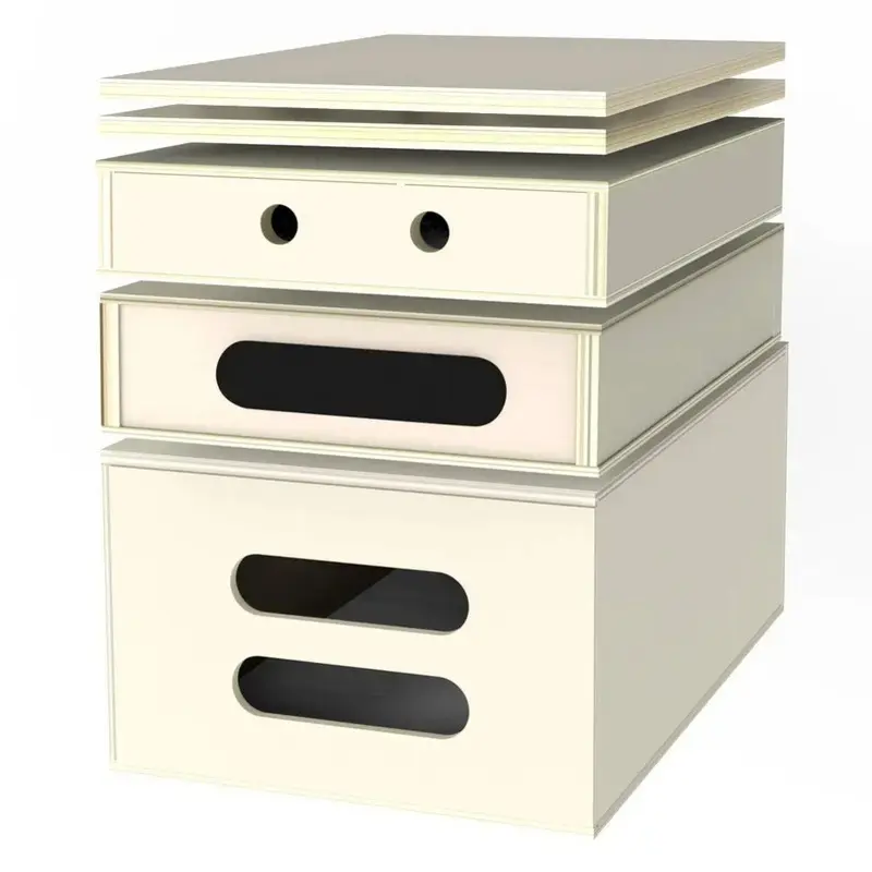 Xlite Nested Apple Box 50cm x 30cm x 22cm