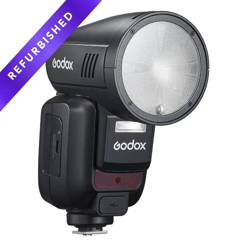 Godox V100-N 100Ws HSS TTL Li-ion Round Head Speedlight Flash (Nikon) (REFURBISHED)