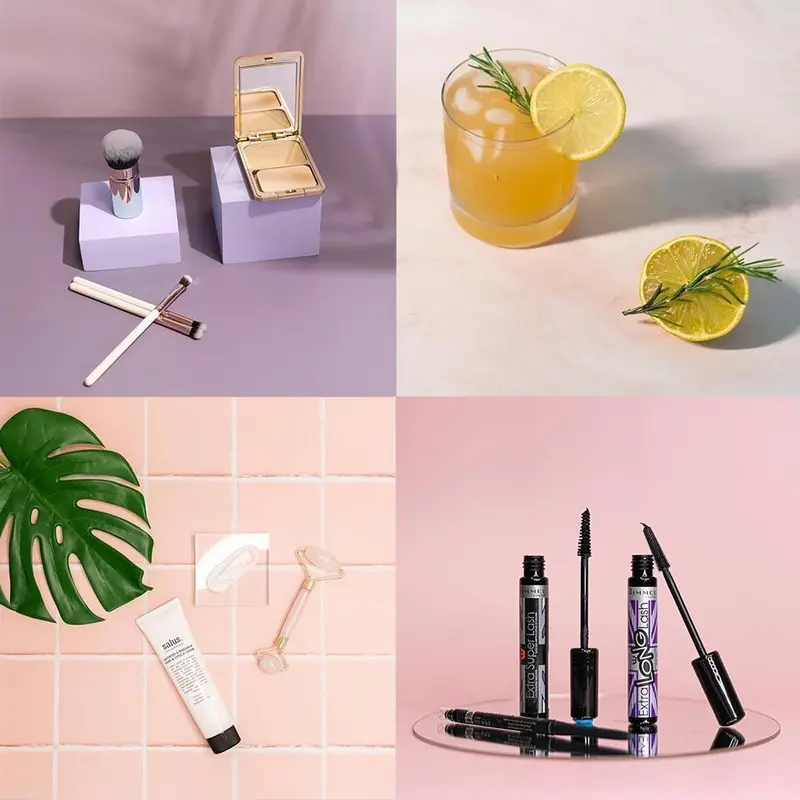 Flat Lay Instagram Backdrop (56cm x 87cm) - Pretty Young Thing - Bundle