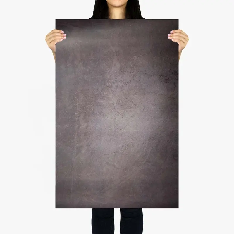 Flat Lay Instagram Backdrop - 'Coburg' Dark Textured Concrete (56cm x 87cm)
