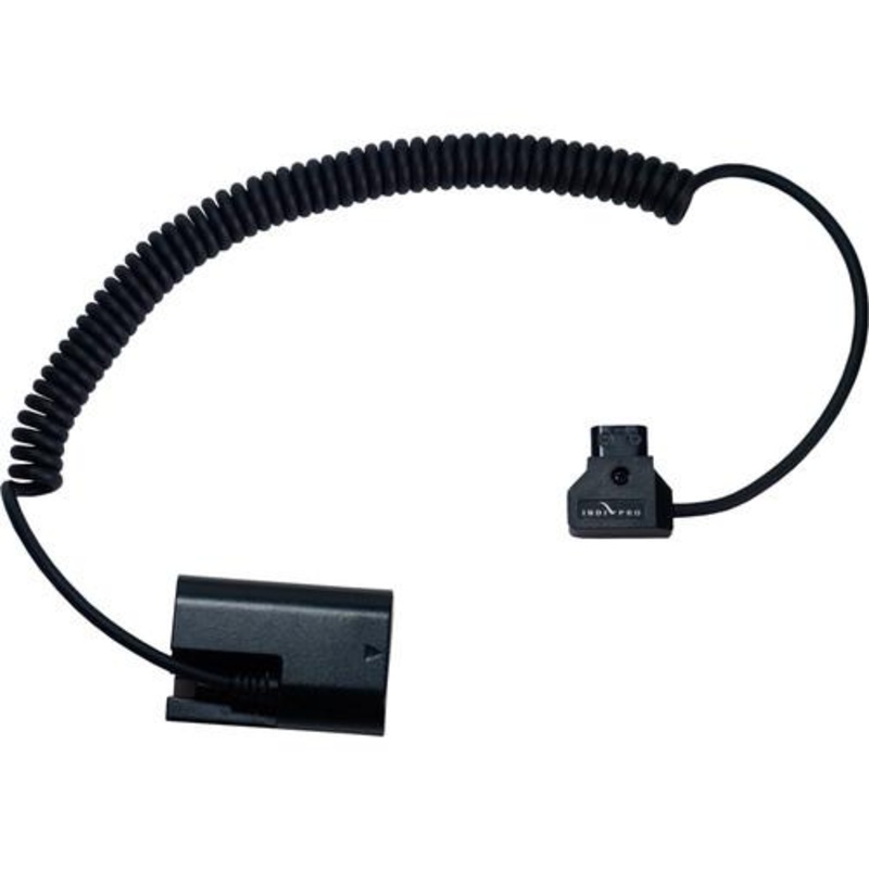 Coiled D-Tap to Canon LP-E6 Type Dummy Battery (22-44", Regulated)