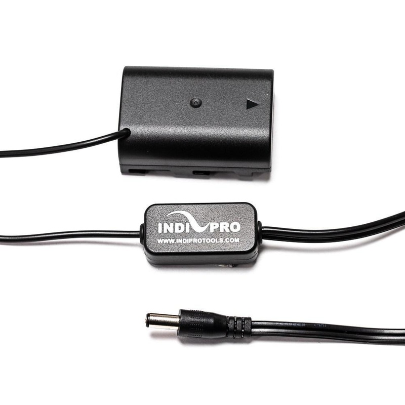 Open Box 2.5mm DC Power Cable to Regulated Panasonic DMW-BLF19 Dummy Battery (24")