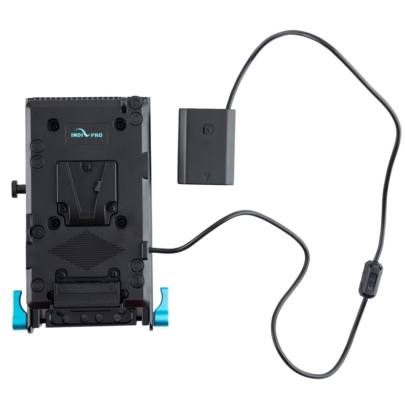 V-Mount Battery Adapter Plate with Sony NP-FZ100 Type Dummy Battery w/ 15mm Rod System (24")